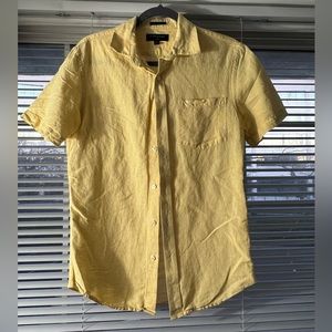 Banana republic yellow t shirt